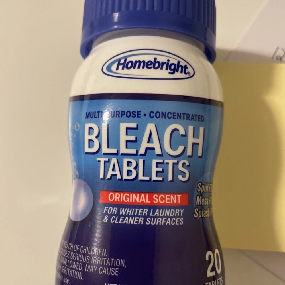 Homebright Bleach Tablets Original Scent 10 Tablets: New